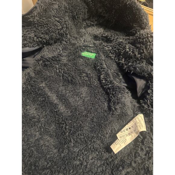 United Colors of Beneton warm inner padded hooded jacket Sz 4-5 yrs - Picture 6 of 6